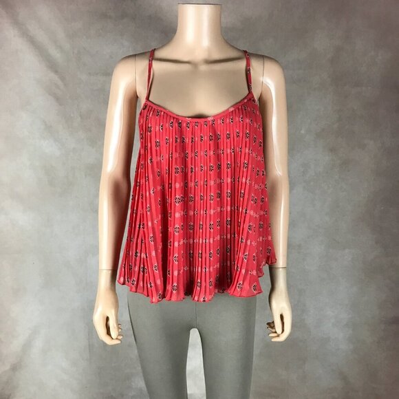 HOLLISTER Floral Pleated Tank Top NWOT XS - Picture 9 of 10